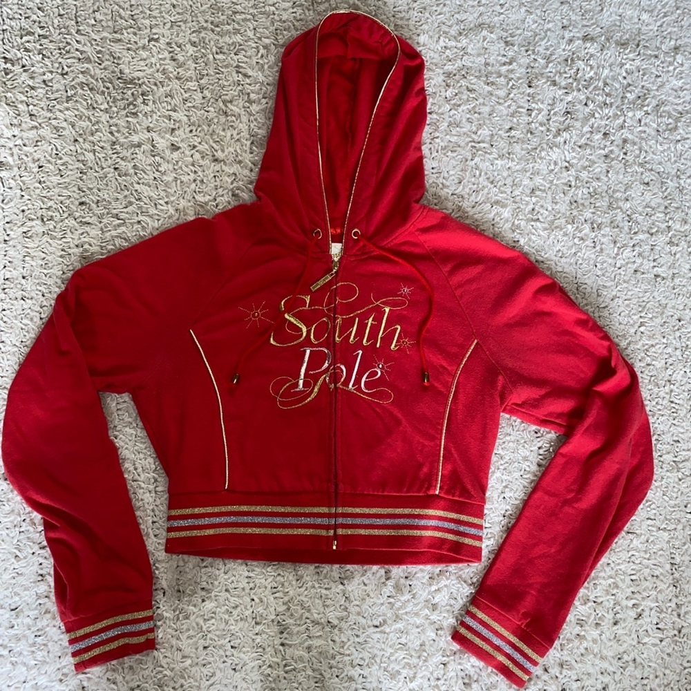 vintage y2k SouthPole crop-jacket❤️‍🔥